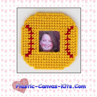 Softball Magnetic Picture Frame