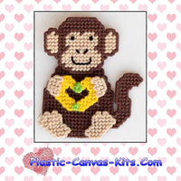 Valentine's Day Monkey Magnet