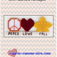Peace, Love, Fall Magnet