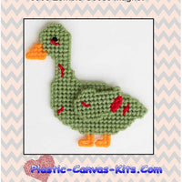 Zombie Porch Goose Magnet