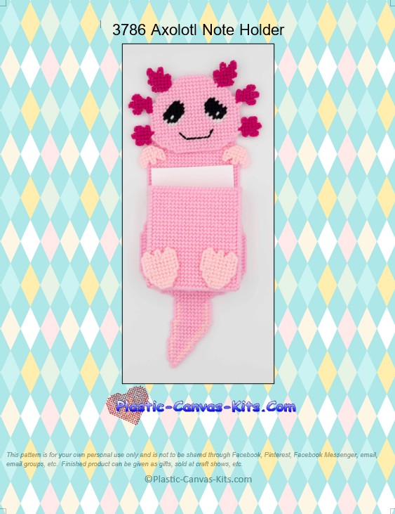 Axolotl Note Holder