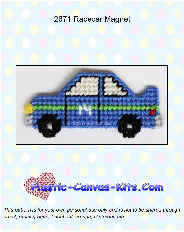 Racecar Magnet