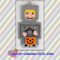 Robot Trick or Treat Magnet