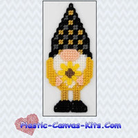Long Legged August Gnome Magnet