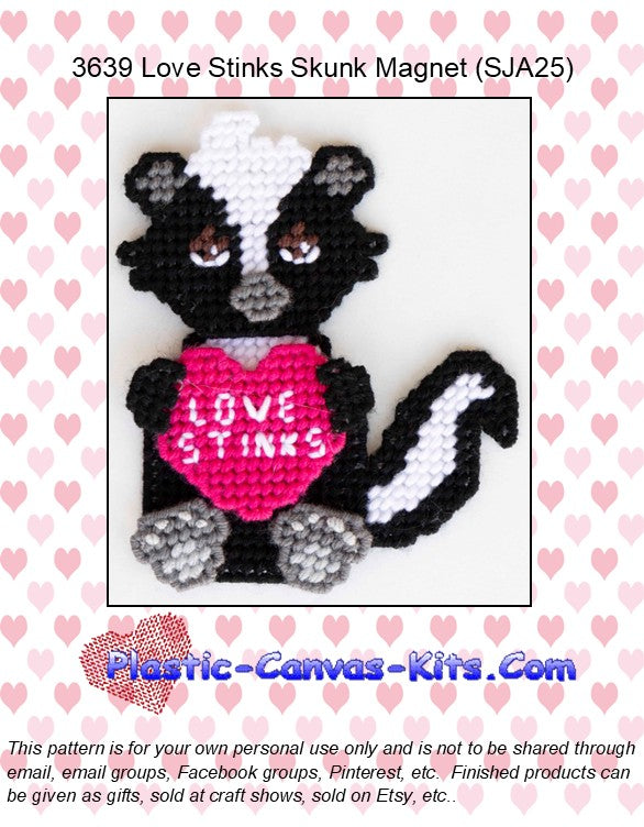 Love Stinks Skunk Magnet