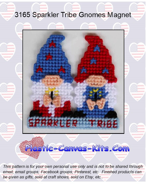 Sparkler Squad Gnomes Magnet