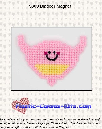 Bladder Magnet| Plastic-Canvas-Kits.com