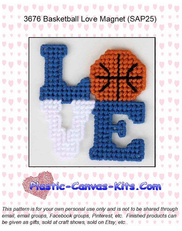 Basketball Love Magnet