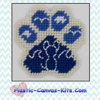 Ocean Pawprint Magnet