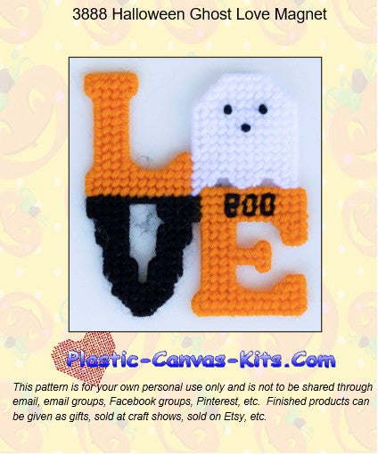 Halloween Ghost Love Magnet
