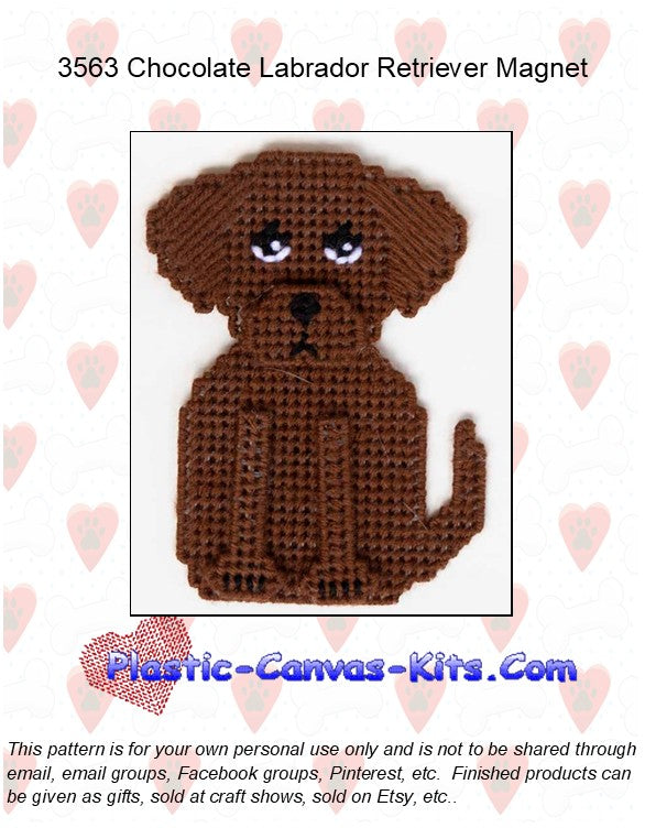 Chocolate Labrador Retriever Magnet