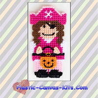 Pirate Girl Trick or Treater Magnet