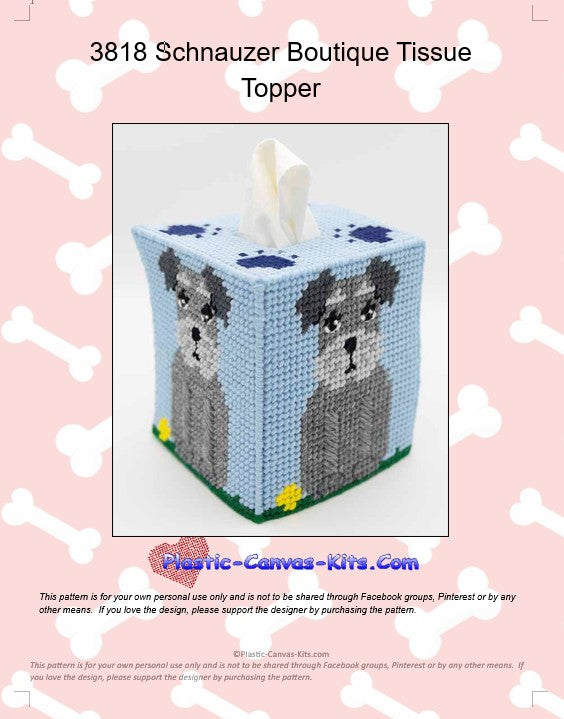 Schnauzer Boutique Tissue Topper