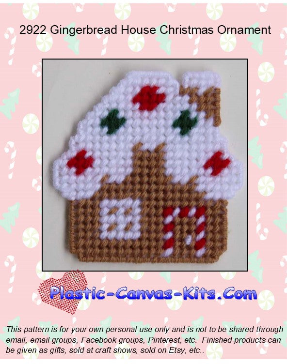 Gingerbread House Christmas Ornament