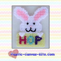 Hop Easter Bunny Magnet