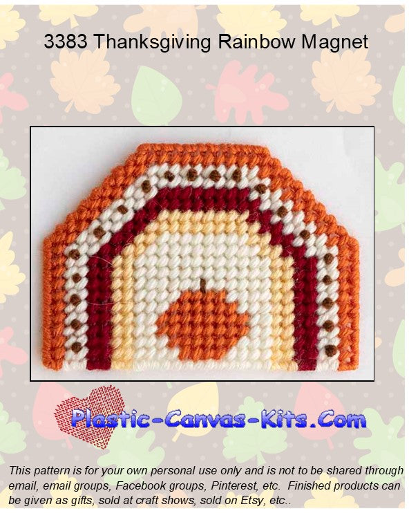 Thanksgiving Rainbow Magnet
