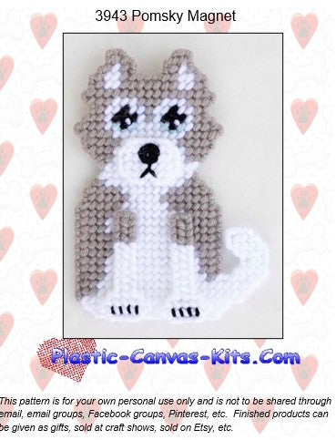 Pomsky Magnet