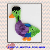 Frankenstein Porch Goose Magnet