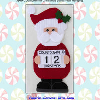 Countdown to Christmas Santa Wall Hanging