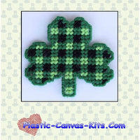 Plaid Shamrock Magnet