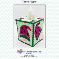 Peeking Watermelon Gnome Tissue Topper