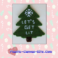 Let's Get Lit Christmas Tree Ornament