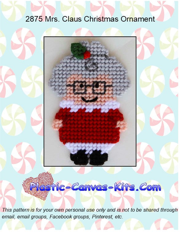 Mrs. Claus Christmas Ornament