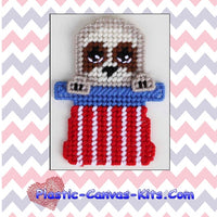 Patriotic Sloth Magnet