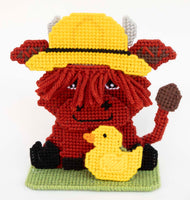 
              Interchangeable Shelf Highland Cow
            