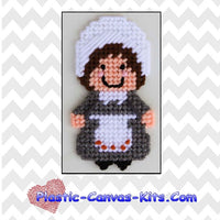 Thanksgiving Pilgrim Girl Magnet