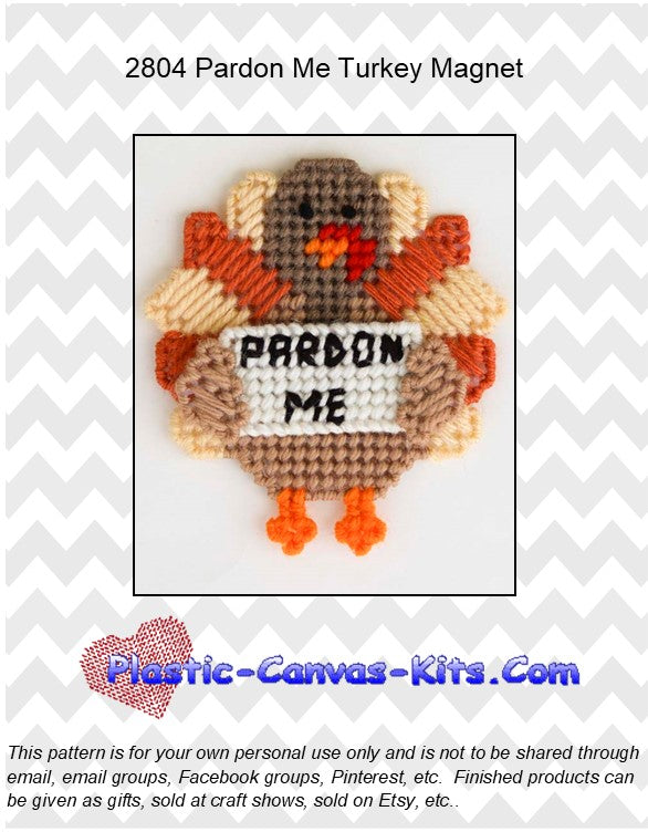 Pardon Me Turkey Magnet