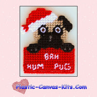 Bah Hum Pug Christmas Ornament