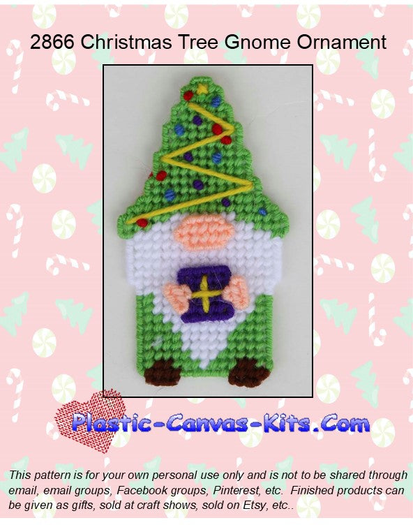 Christmas Tree Gnome Ornament