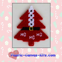 Santa Tree Christmas Ornament