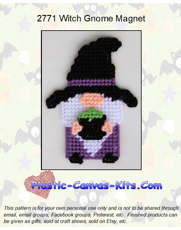 Witch Gnome Magnet
