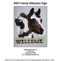 Horse Welcome Sign