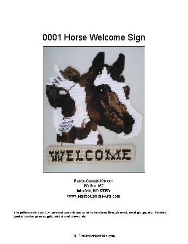 Horse Welcome Sign