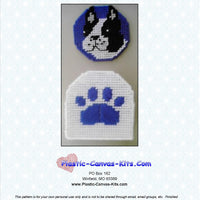Boston Terrier Coaster Set