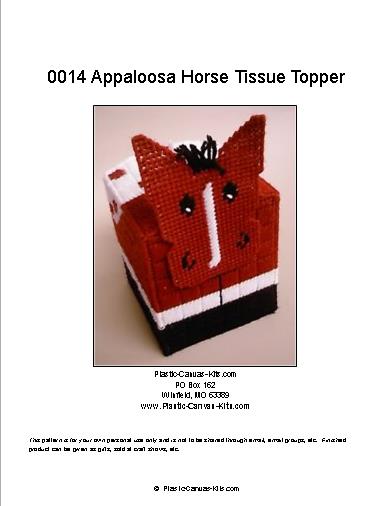 Appaloosa Horse Tissue Topper 1