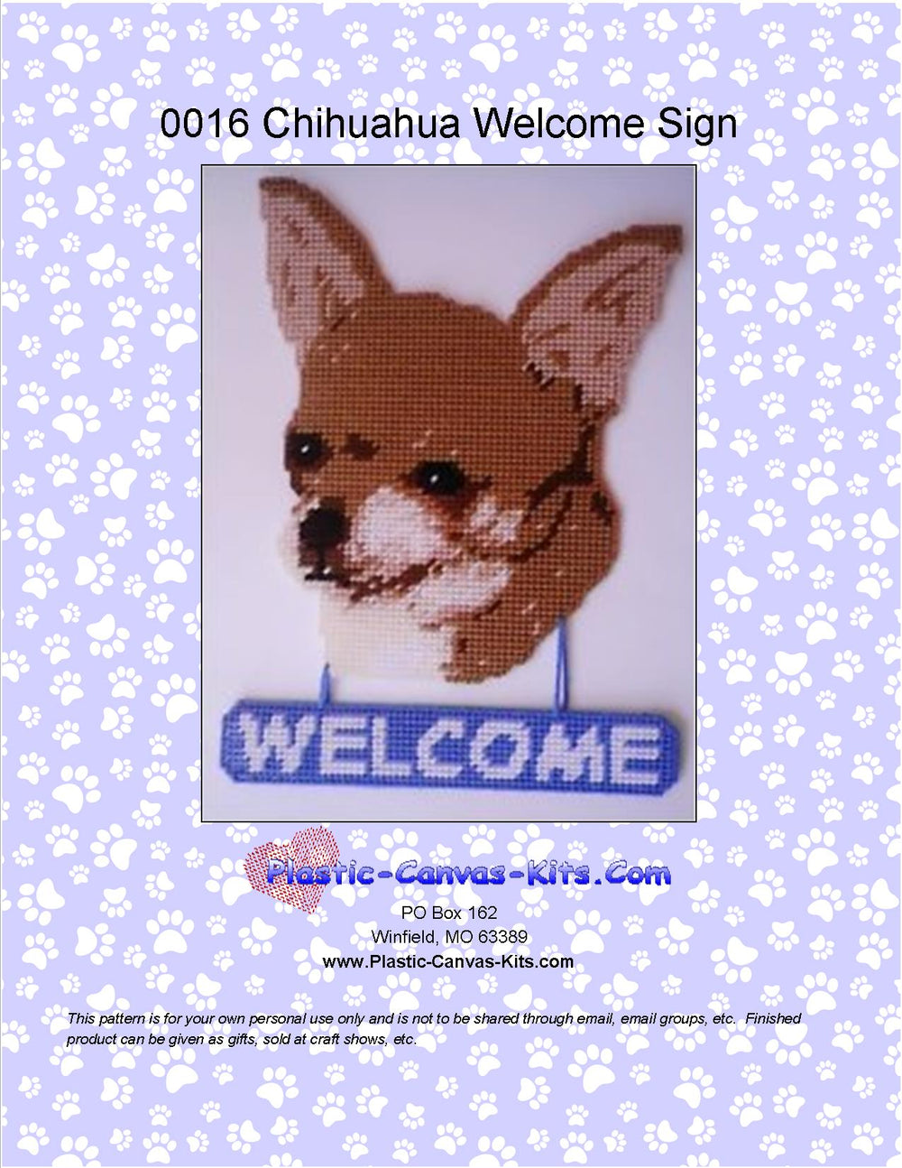 Chihuahua Welcome Sign