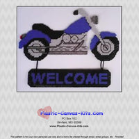 Motorcycle Welcome Sign