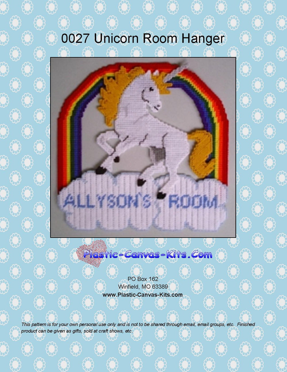 Unicorn Room Hanger