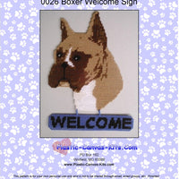 Boxer Welcome Sign