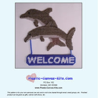 Dolphin Welcome Sign