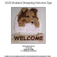 Shetland Sheepdog Welcome Sign