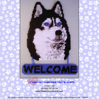 Siberian Husky Welcome Sign