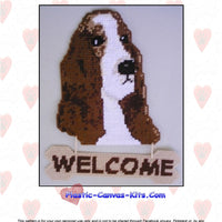 Basset Hound Welcome Sign