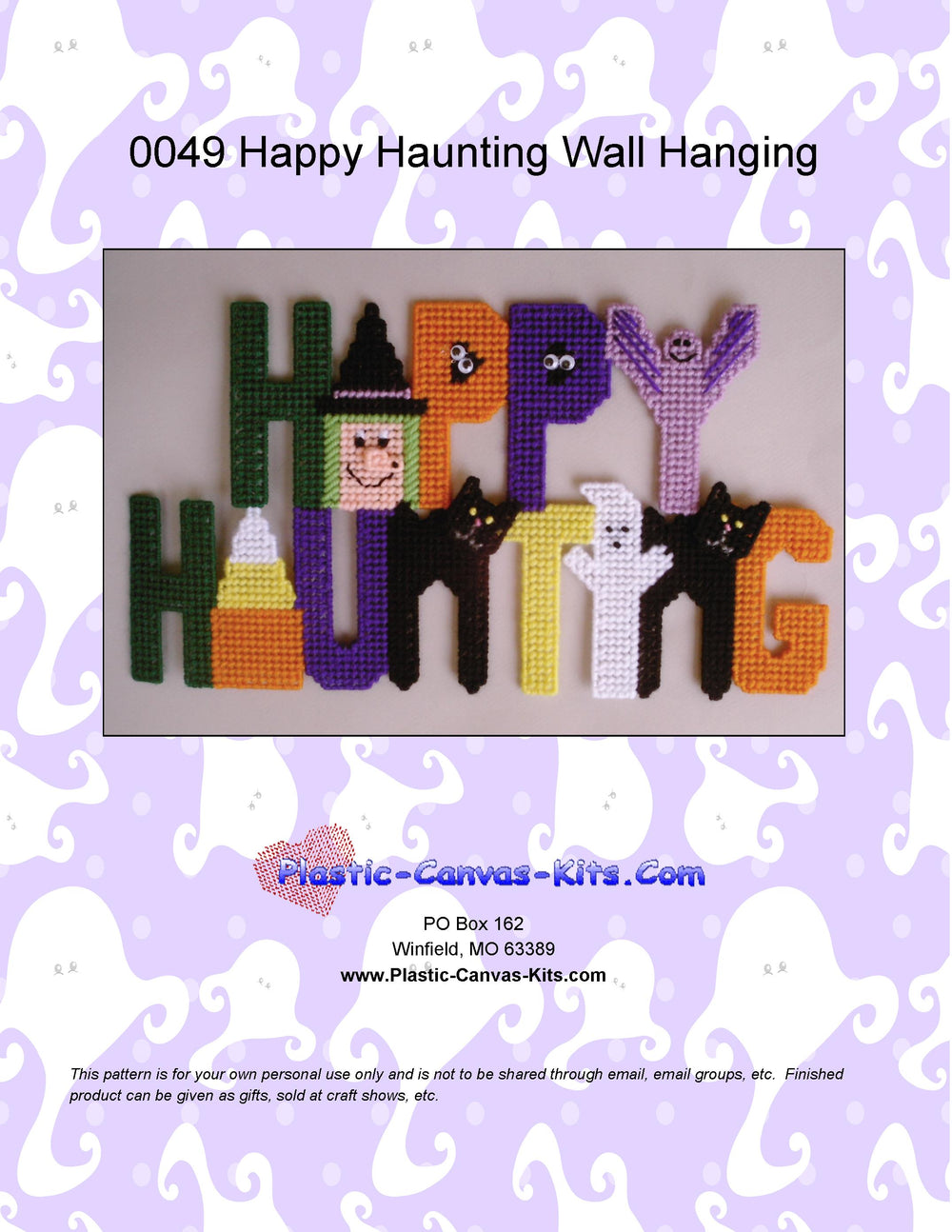Happy Haunting Wall Hanging