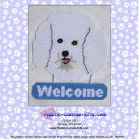 Bichon Frise Welcome Sign