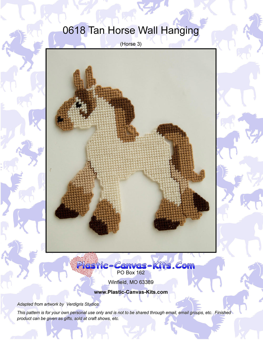 Tan Horse Wall Hanging